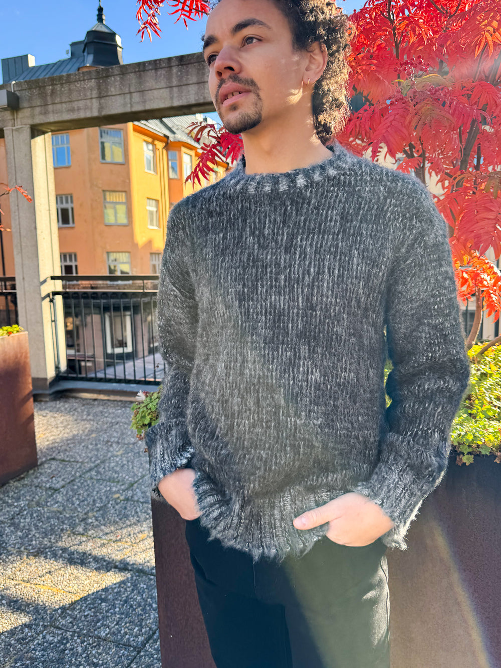 Salt & pepper sweater
