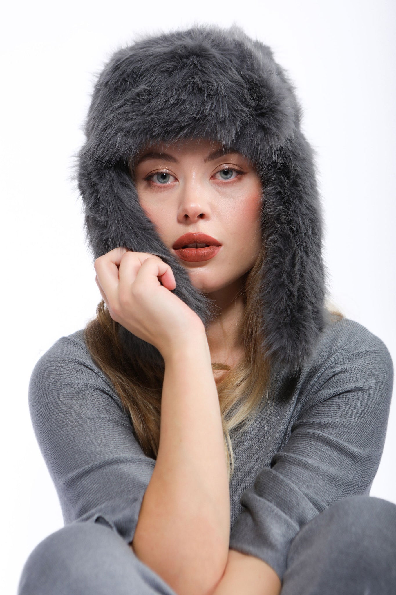 Buy faux sales fur hat