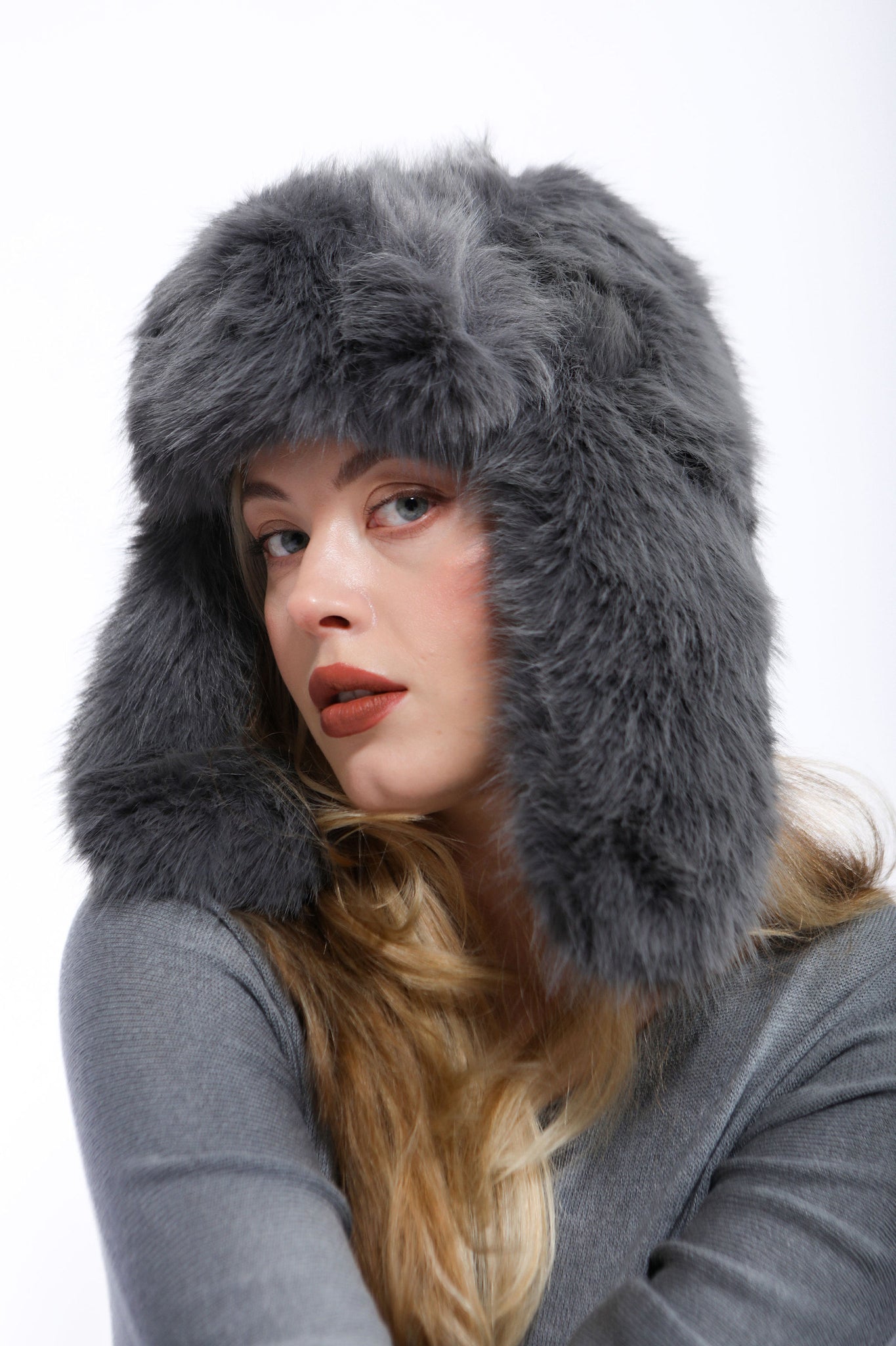 Buy faux sales fur hat