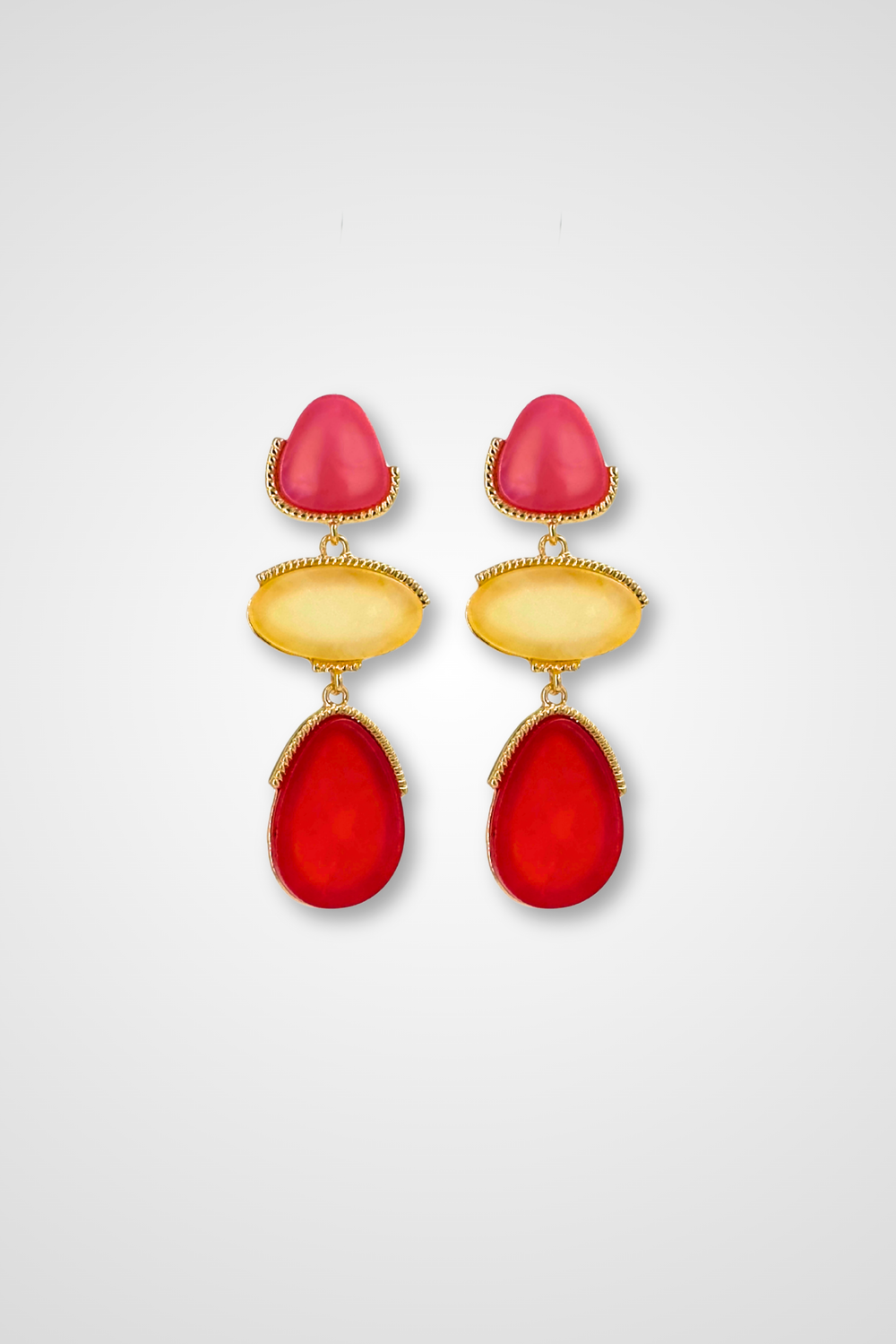 Glass earrings