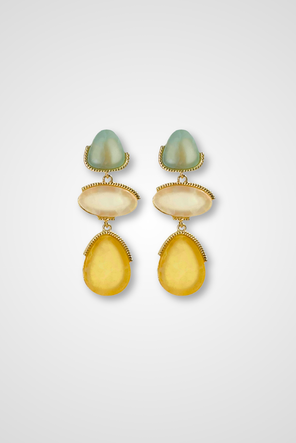 Glass earrings