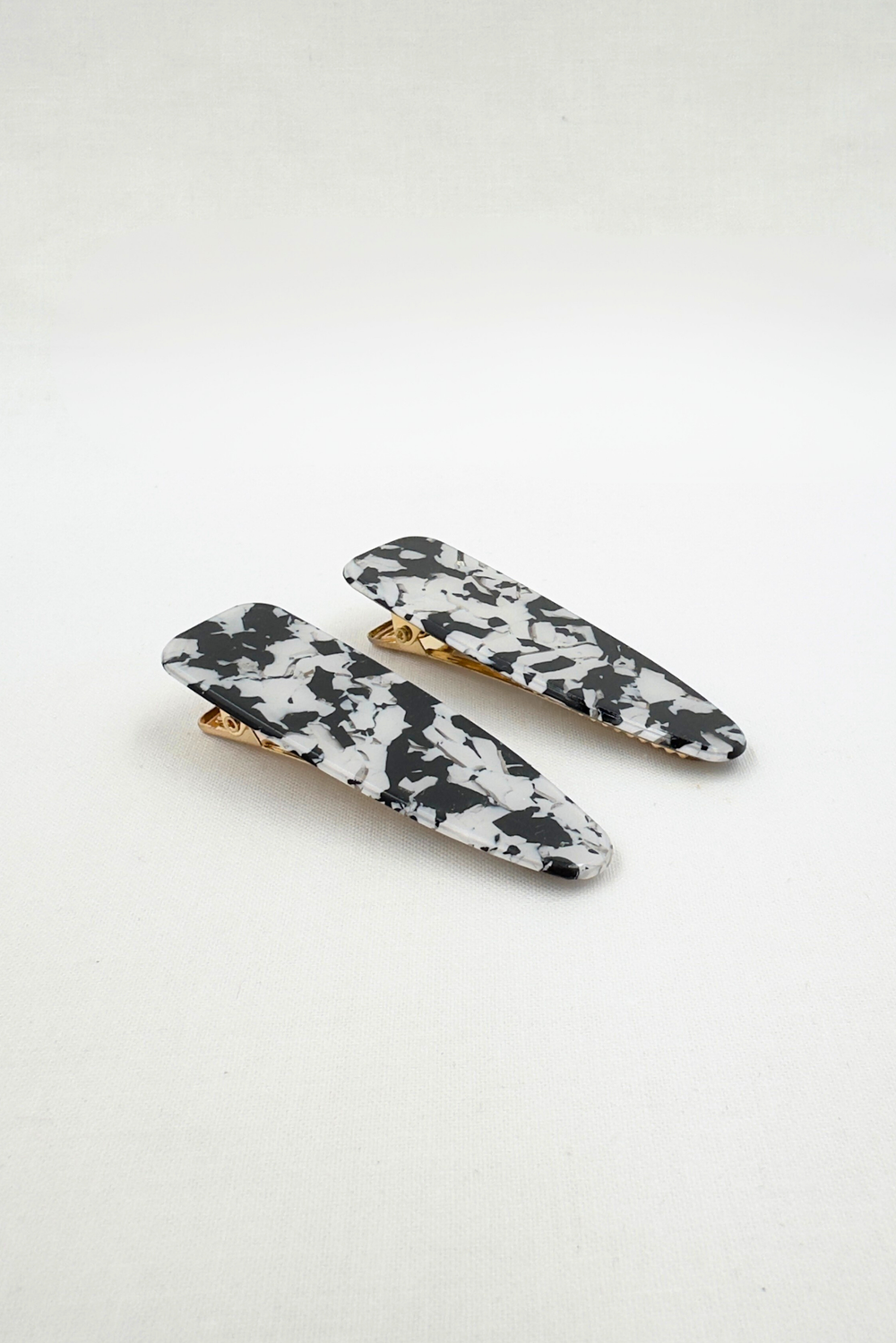 Barrette Black Terrazzo