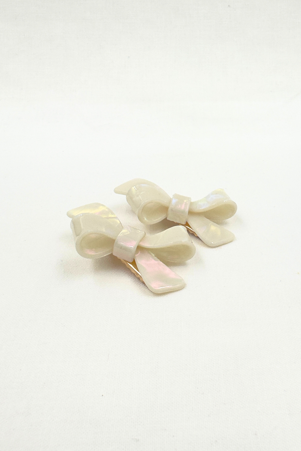 Barrette White Pearl