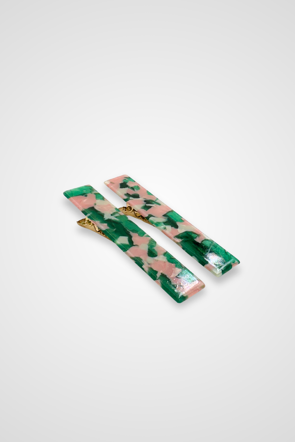 Barrette Pink Terrazzo