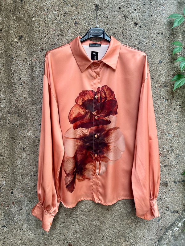 The Peony Satin Shirt