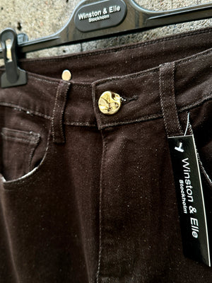 Brown Barrel Jeans