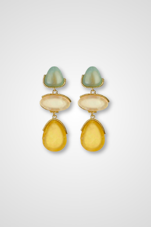 Glass earrings
