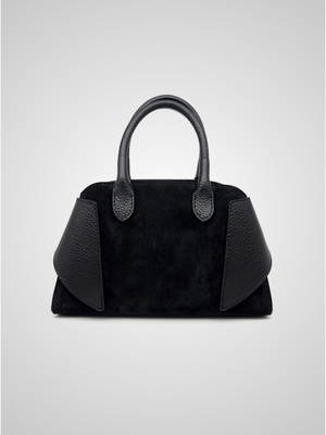 Suede Buckle Bag