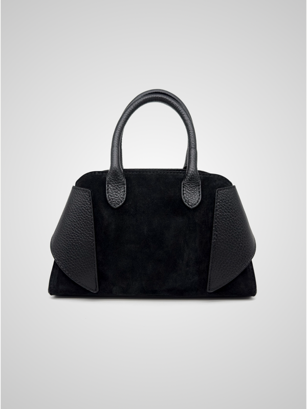 Suede Buckle Bag