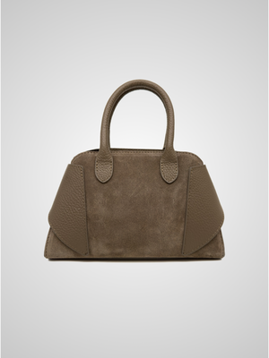 Suede Buckle Bag