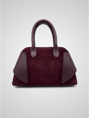 Suede Buckle Bag