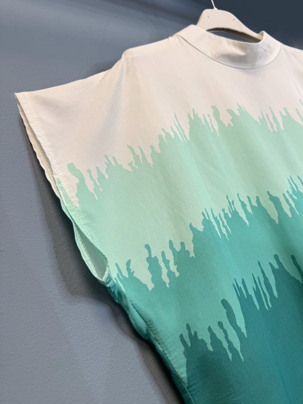 Zip-up top - Minty