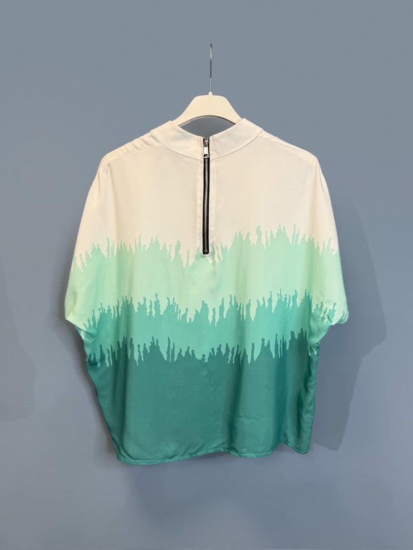 Zip-up top - Minty