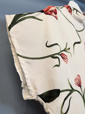 Zip-up top - Carnation