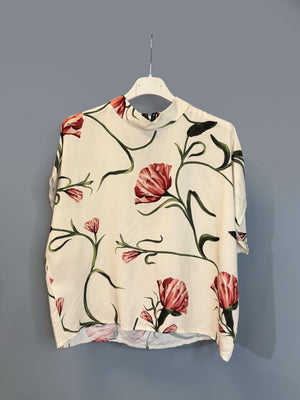 Zip-up top - Carnation