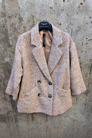 Beige Tweed Jacket