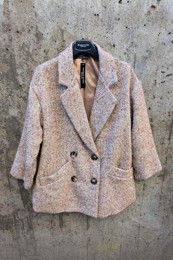 Beige Tweed Jacket