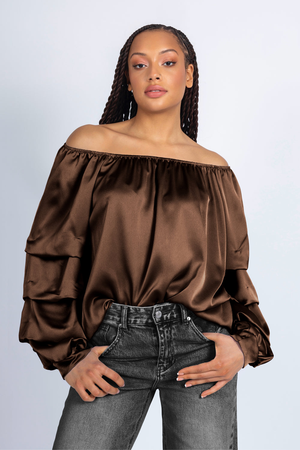 Dreamy satin top