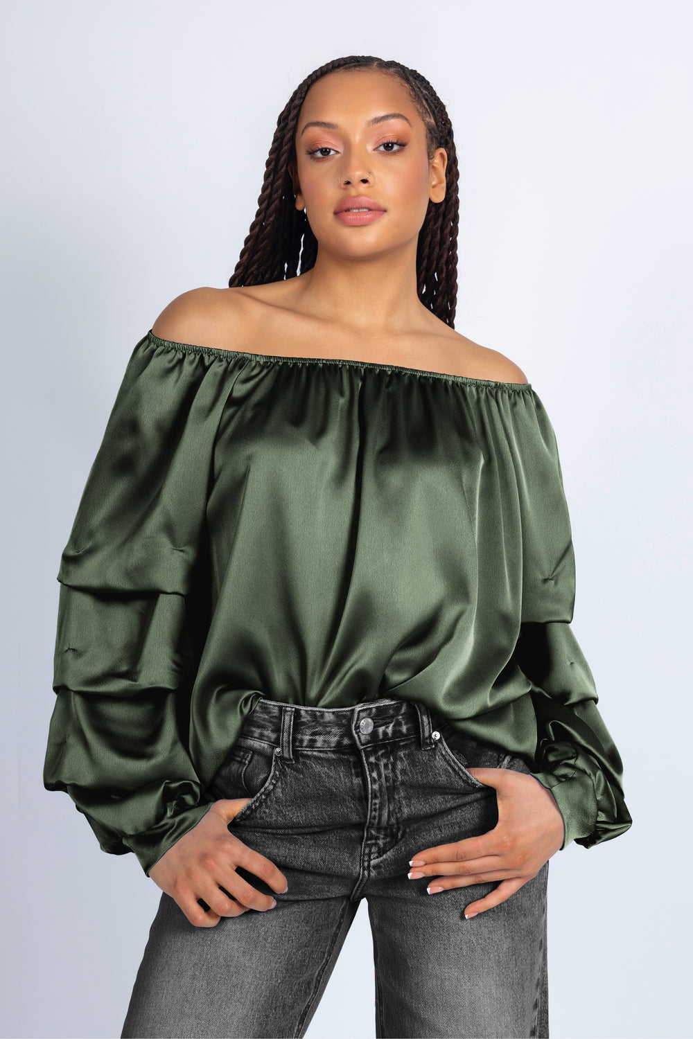 Dreamy satin top