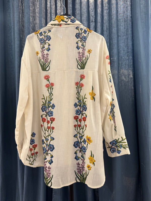 Scandi blossom shirt