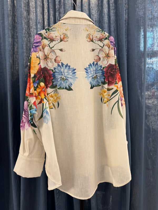 Floral explosion shirt