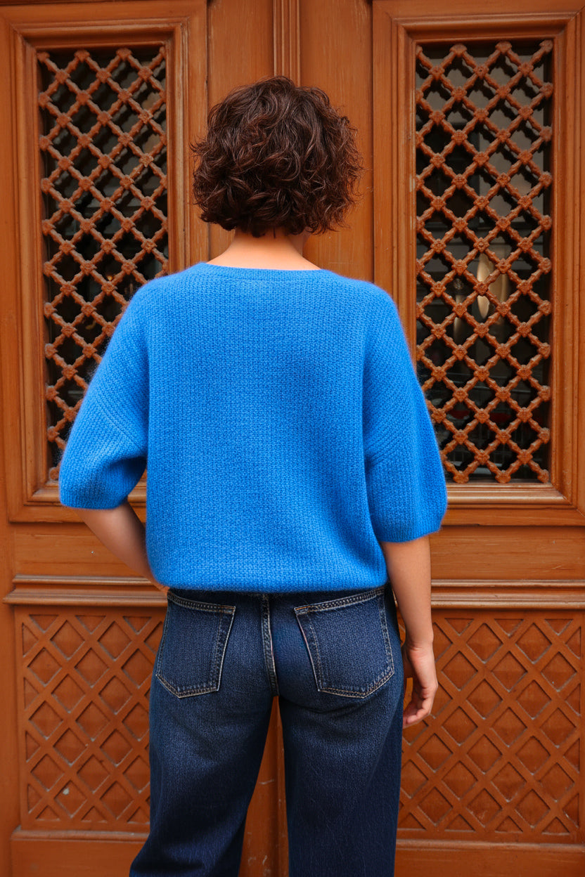 Cosy rib knit sweater
