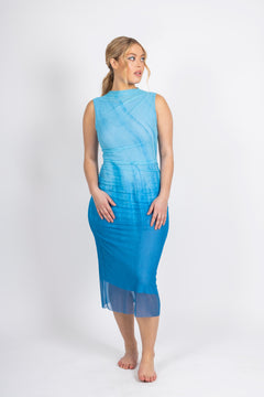 Faded Mesh Dress