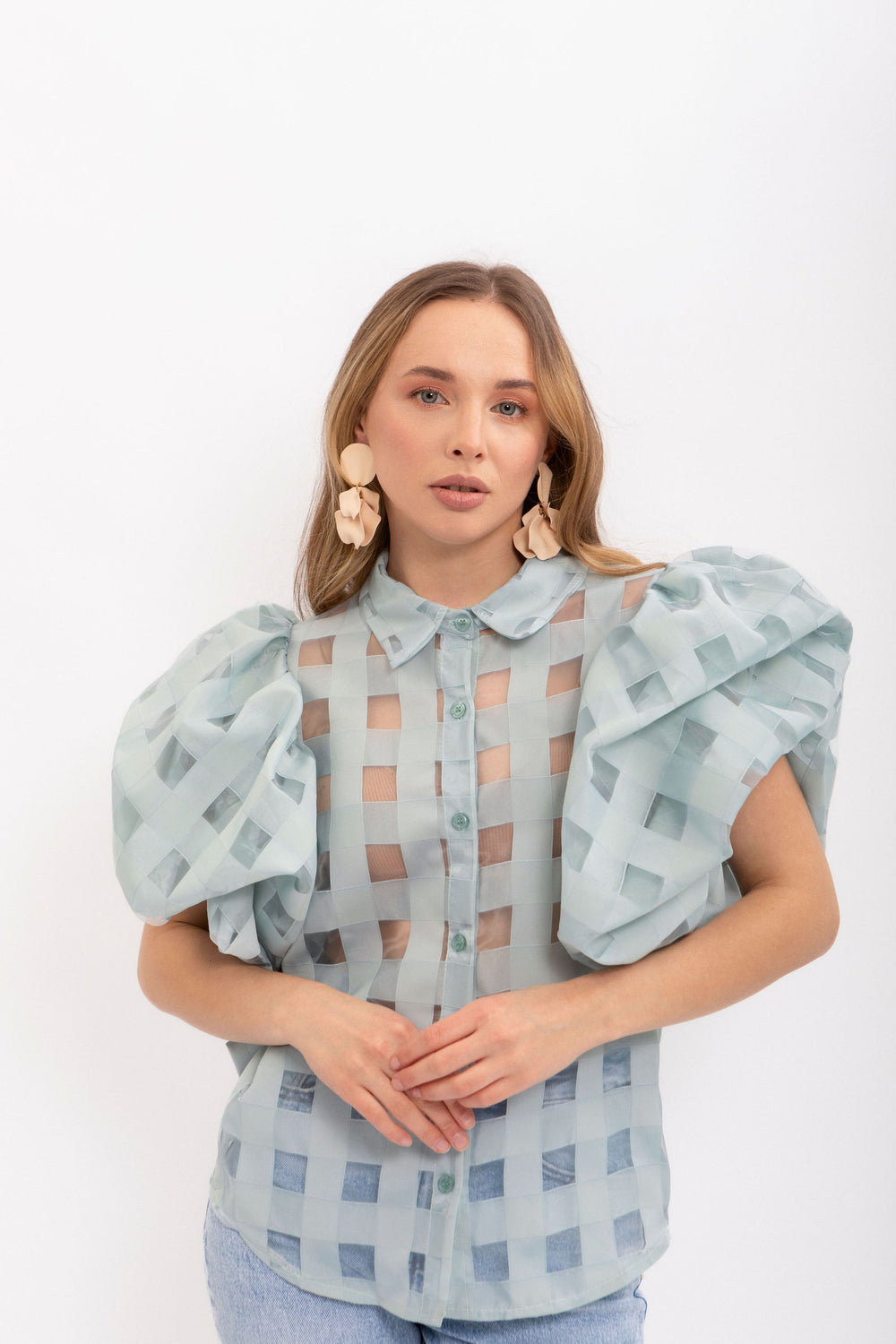 #theflounceblouse-dustyblue