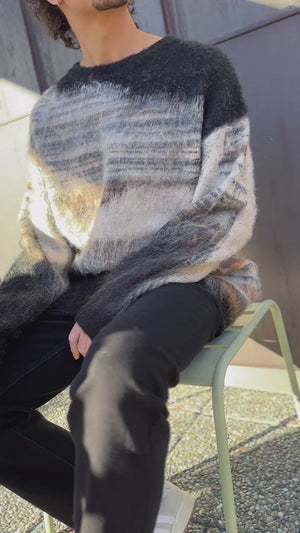 Grunge knit sweater