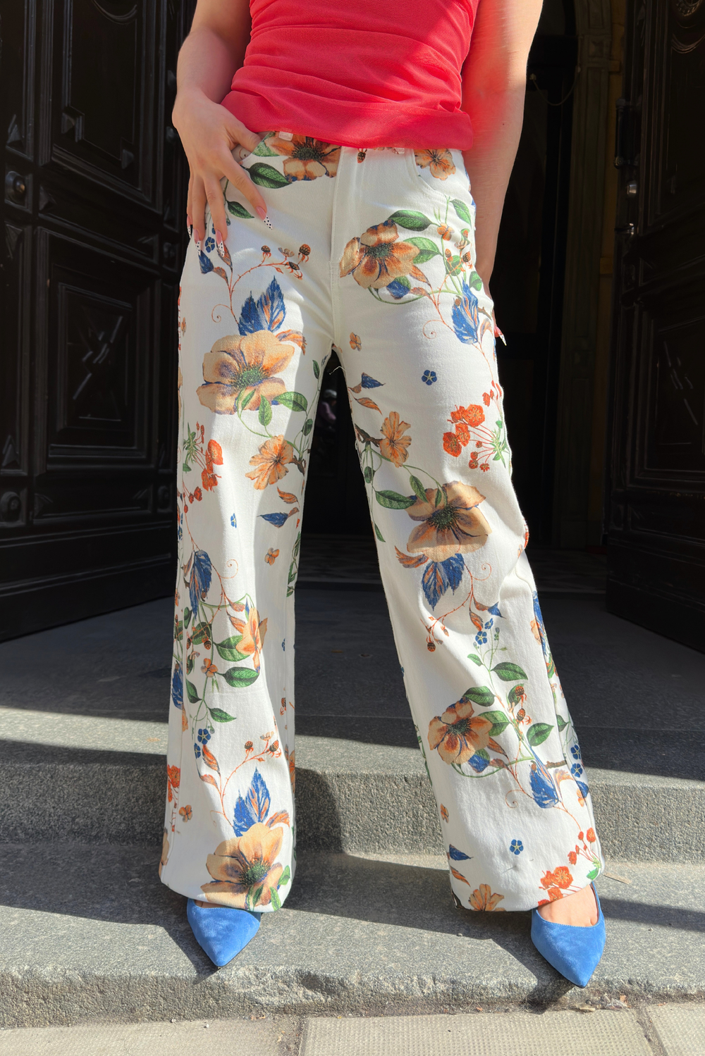 Blomstertid jeans
